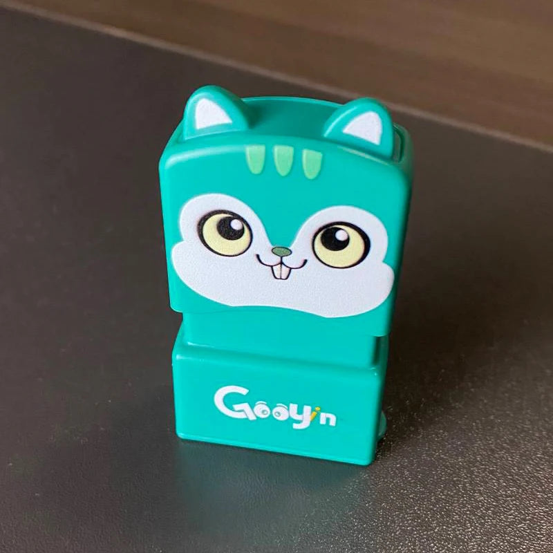 Children'S Name Seal Custom Student'S Name Stamp Kindergarten Clothes Waterproof Name Sticker Kawaii Montessori Stamp Gift