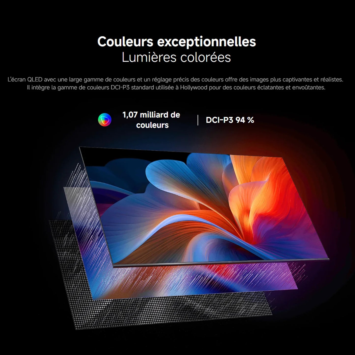 France |  TV F Pro 43 2026, Bright 4K QLED Display with Motion Smoothing Technology, Immersive Sound with Dolby Audio™, DTS:X, DTS Virtual: X, 1.07 Billion Colors, DCI-P3 94%