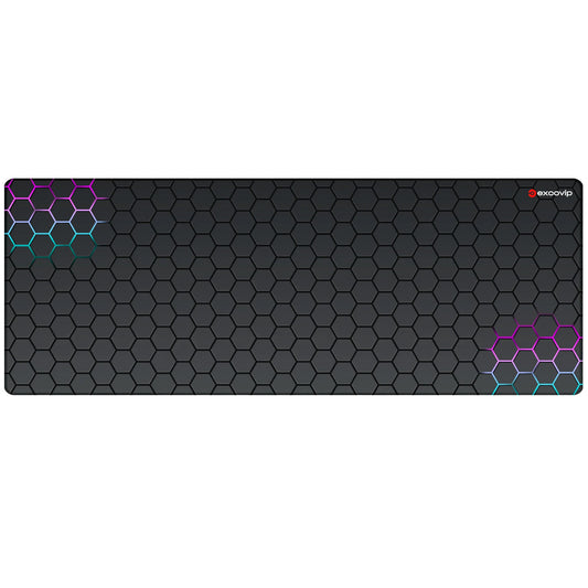 Gaming Mouse Pad Large with Stitched Edge Non-Slip Rubber Base Extended Desk Mat Keyboard Mousepad for Office Home Computer