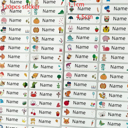 Children'S Name Seal Custom Student'S Name Stamp Kindergarten Clothes Waterproof Name Sticker Kawaii Montessori Stamp Gift
