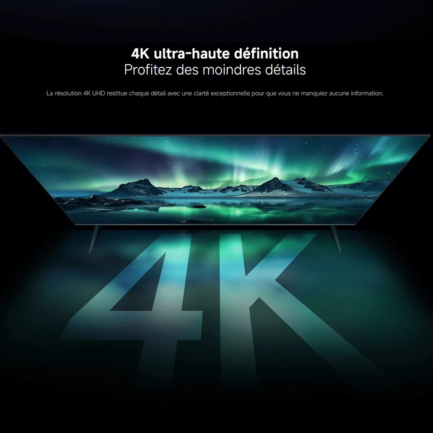 France |  TV a Pro 55 2026 4K, QLED 4K Display, Immersive Sound with Dolby Audio™, DTS:X, DTS Virtual: X, HDR10+ Compatible ,1.07 Billion Colors, DCI-P3 94%